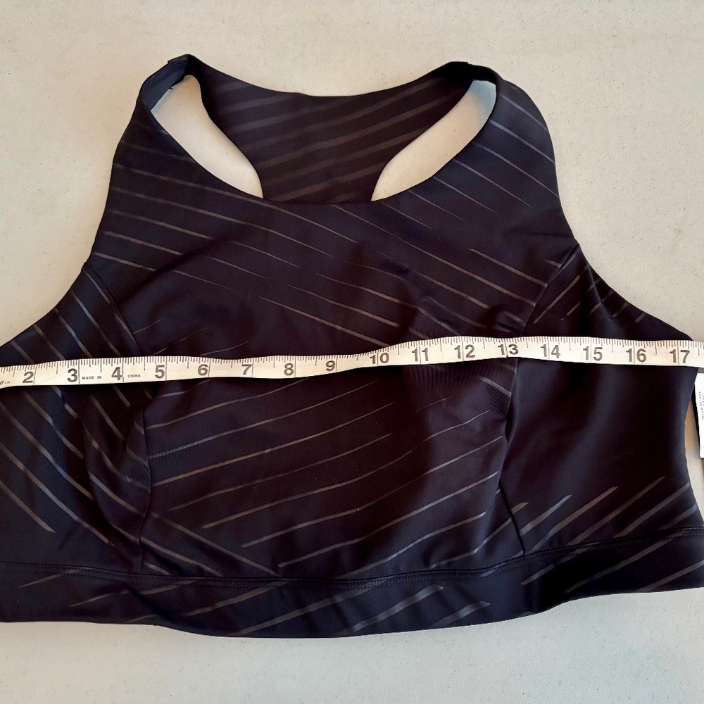 NWT Gap high impact sports bra XL in Black
